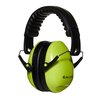 Allen Co Youth Foldable Safety Earmuffs, 21dB NRR, ANSI S3.19 & CE EN352-1 Protection Rated, Black/Chartreuse 2327